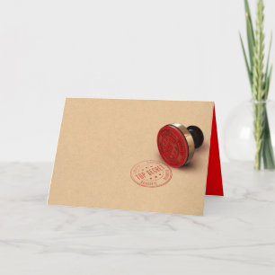 Top Secret Classified Ink Stamp Kaart