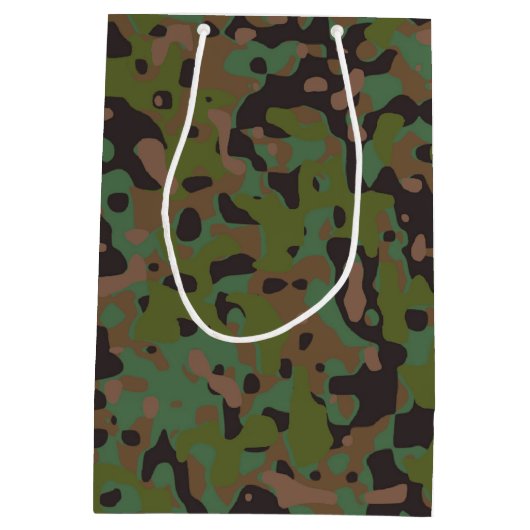Top Secret GI Soldaat Joe Camo Celebration Party Medium Cadeauzakje (Achterkant)