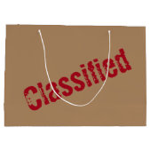 Top Secret Gift Bag Groot Cadeauzakje (Achterkant)