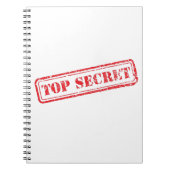 Top Secret Notebook Notitieboek (Voorkant)