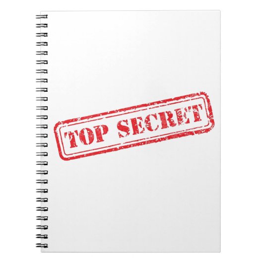 Top Secret Notebook Notitieboek (Voorkant)