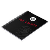 TOP SECRET NOTITIEBOEK (Linkerzijde)