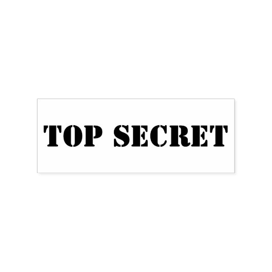 TOP SECRET 	RUBBERSTEMPEL (Afrduk)