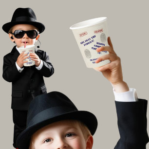 Top Secret Spy Mission Kinder Partij Papieren Bekers