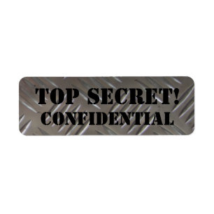 TOP SECRET - Vertrouwelijk Etiket