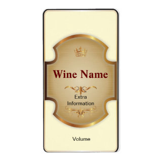 Top Shelf White Wine Étiquette