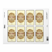 Top Shelf White Wine Étiquette (Feuille entière)