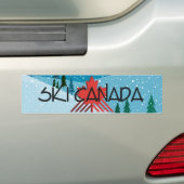 TOP Ski Canada Bumpersticker (Op auto)