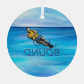 TOP Ski d'eau de verre ornement (Verso)