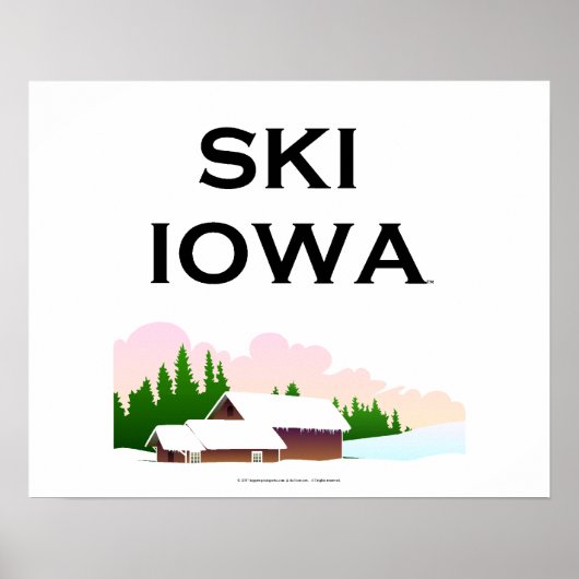 TOP Ski Iowa Poster (Voorkant)