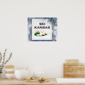 TOP Ski Kansas Poster (Keuken)