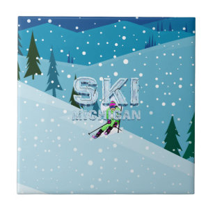 TOP Ski Michigan Tegeltje