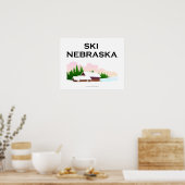 TOP Ski Nebraska Poster (Keuken)