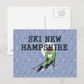 TOP Ski New Hampshire Briefkaart (Voorkant / Achterkant)