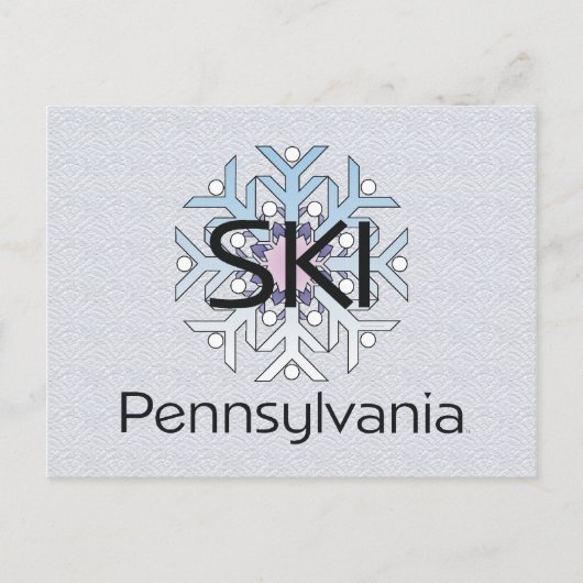 TOP Ski Pennsylvania Briefkaart (Voorkant)