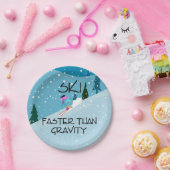 TOP Ski Sneller Papieren Bordje (Feest)