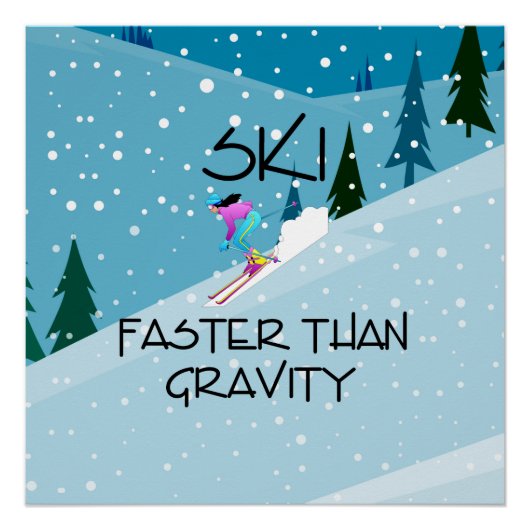 TOP Ski Sneller Perfect Poster (Voorkant)