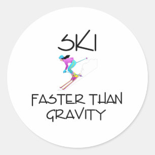 TOP Ski Sneller Ronde Sticker