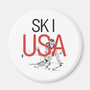 TOP Ski USA Magneet