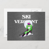 TOP Ski Vermont Briefkaart (Voorkant / Achterkant)