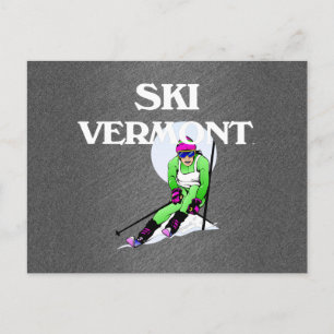 TOP Ski Vermont Briefkaart