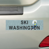 TOP Ski Washington Bumpersticker (Op auto)