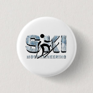 TOP Skibergbeklimming T-shirts Ronde Button 3,2 Cm