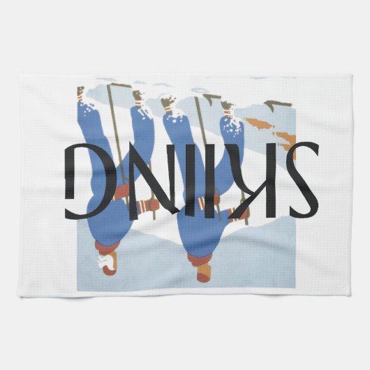 TOP Skiing Theedoek (Horizontaal)