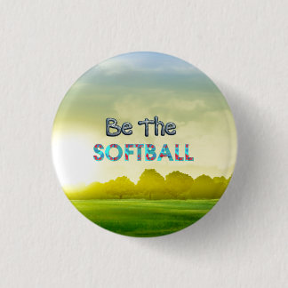 TOP Softbal Slogan Ronde Button 3,2 Cm