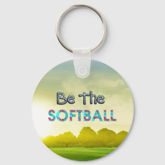 TOP Softbal Slogan Sleutelhanger