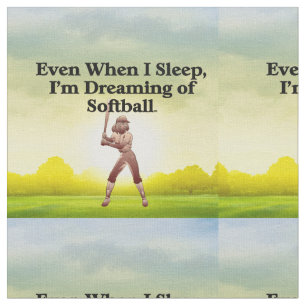 TOP Softball Dreams Stof