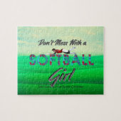 TOP Softball Girl Jigsaw Puzzle Puzzle (Horizontal)