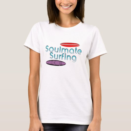 Top Soulmate Surfing Dames T-Shirts (Devant)