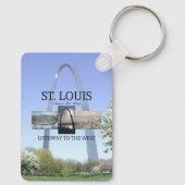 TOP St. Louis Gateway-Sleutelhanger Sleutelhanger (Achterkant)
