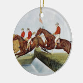 TOP Steeplechase Keramisch Ornament (Links)