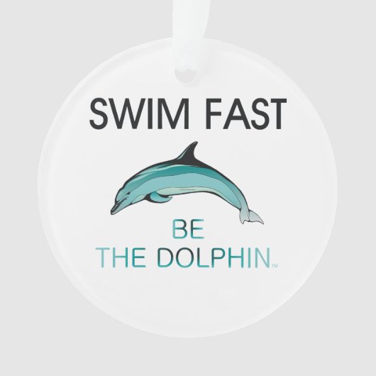 TOP Swim Dolphin Fast Ornament (voorkant)