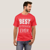 Top T-Shirt Du Meilleur Écouteur (Devant entier)