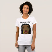 Top T-shirt Melanin Queen tendance (Devant entier)