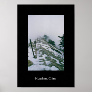 Top Temple in Mist Poster