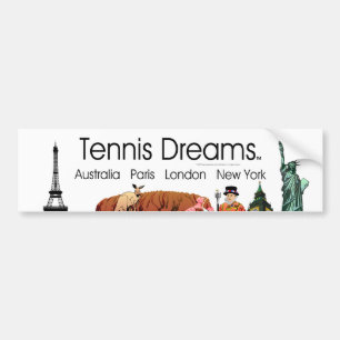 TOP Tennis Dreams Bumpersticker