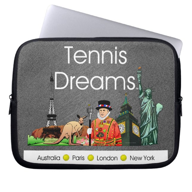 TOP Tennis Dreams Laptop Sleeve (Voorkant)