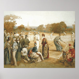 TOP Tennis Old School Poster