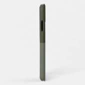 Top texturé Moss Green iPhone 11 Coque - Personnal (Dos/Droite)