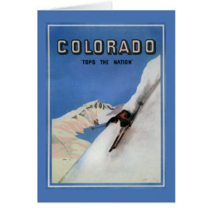 Top the Nation - Affiche promotionnelle sur le ski