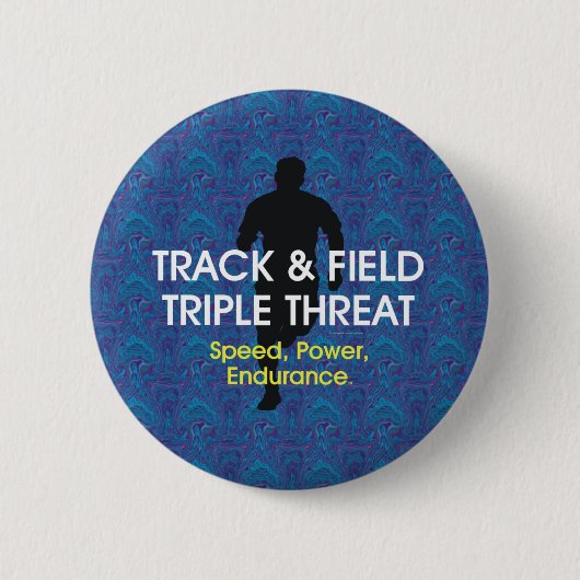 TOP Track Triple Threat Ronde Button 5,7 Cm (Voorkant)