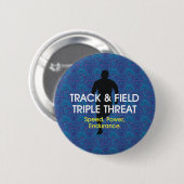 TOP Track Triple Threat Ronde Button 5,7 Cm (Voorkant /achterkant)