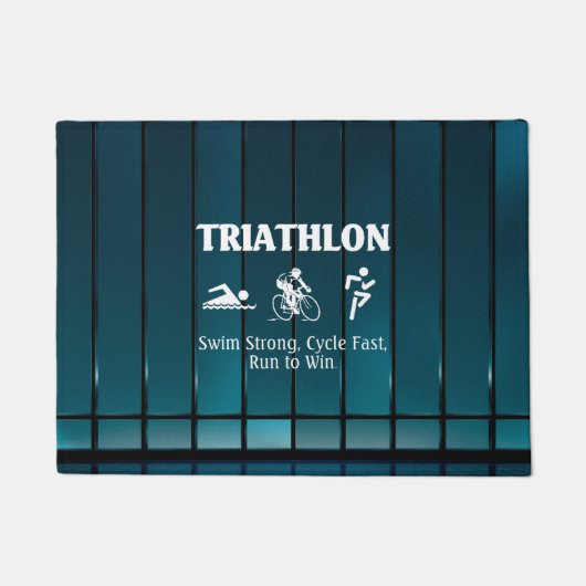 TOP Triathlon Deurmat (Voorkant)