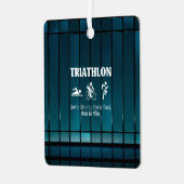 TOP Triathlon Metal Ornament (Voorkant links)