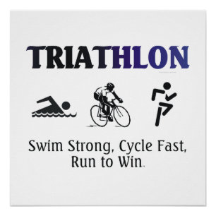 TOP Triathlon Perfect Poster