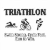 TOP Triathlon Sticker (Voorkant)